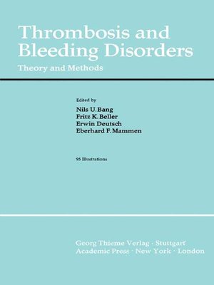 cover image of Thrombosis and Bleeding Disorders
